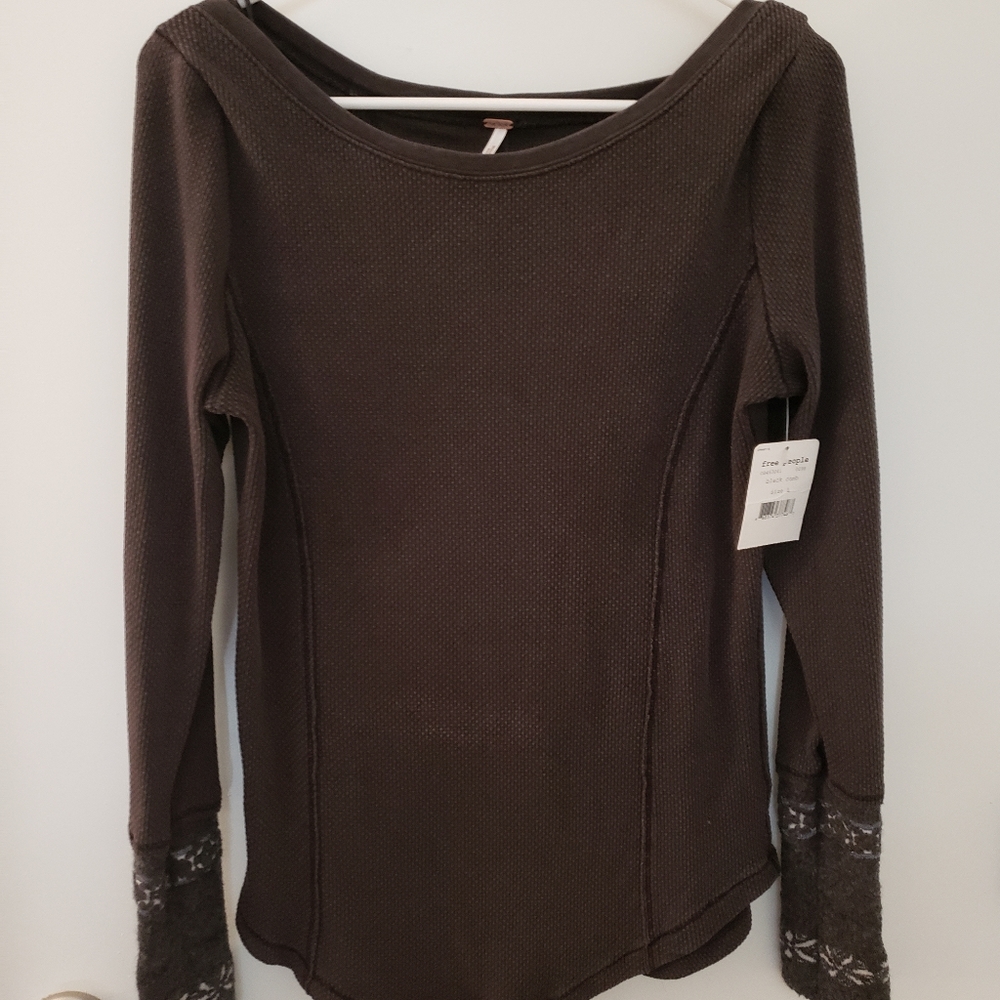 Free People Thermal Cuff Long Sleeve